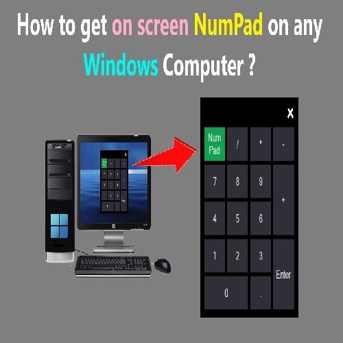 How to get on screen NumPad on any Windows Computer ?https://youtu.be/WRozPTWyy60