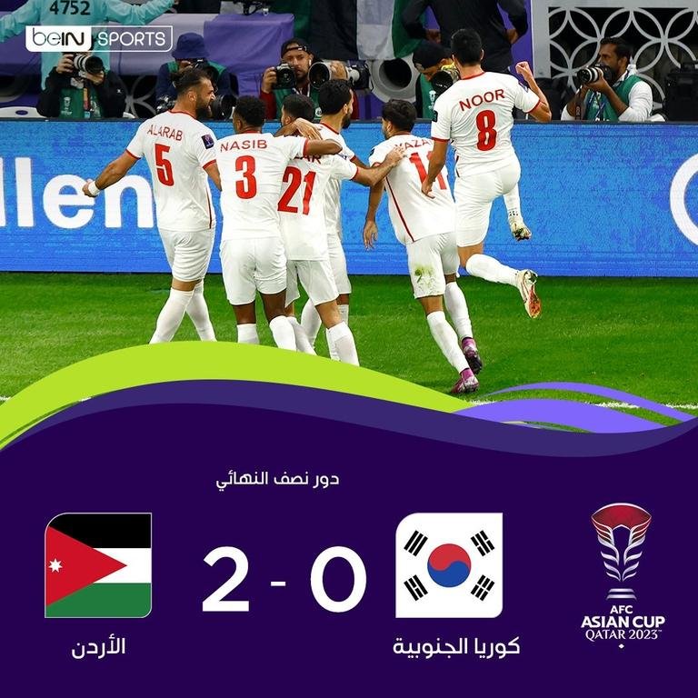 نتيجة مباراة ‎#الأردن_كوريا_الجنوبية...