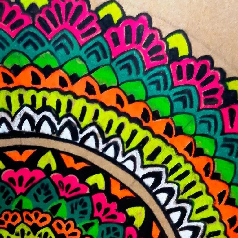 Colorful mandala..By...