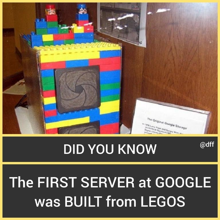 First Google server...