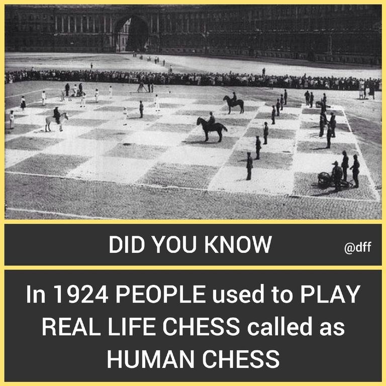 Human Chess ♟️...