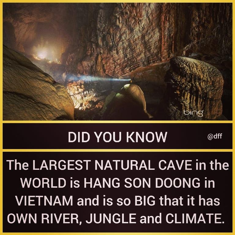 World's Largest Cave...