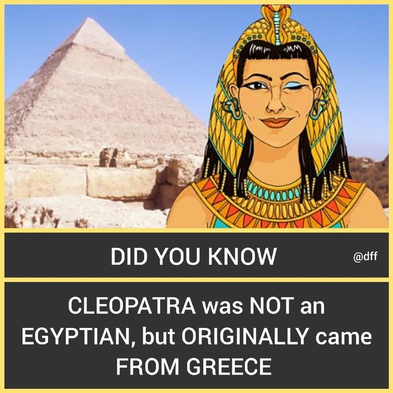 Cleopatra Was Not...