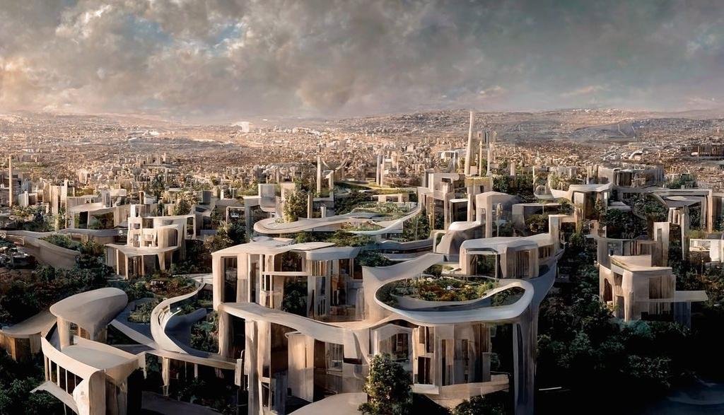 اعادة تخيل #دمشق ما بعد الحرب باستخدام #الذكاء_الاصطناعي. #سورية #اعادة_الاعمار #سوريا