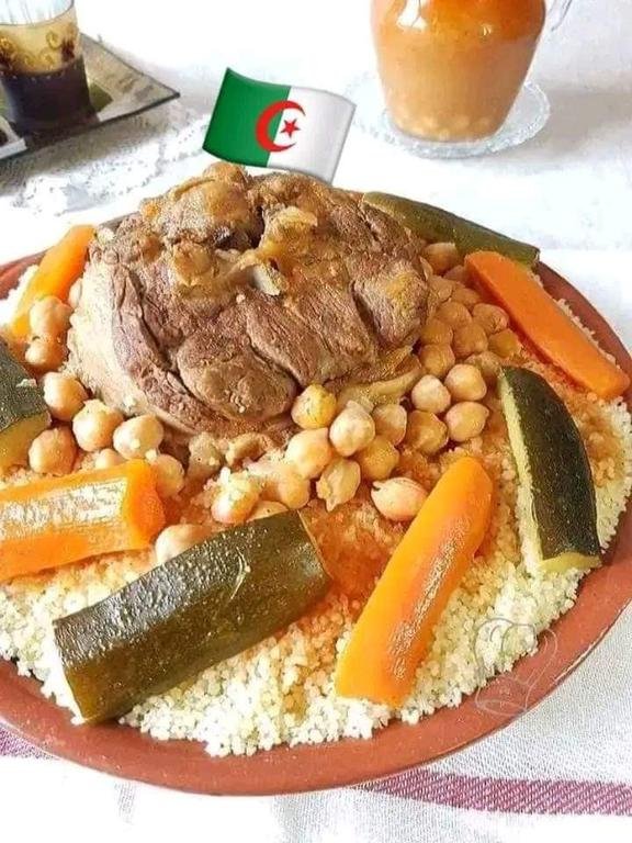 #الكسكس_الجزائري أو الطعام...