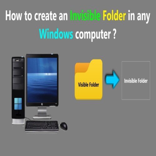 How to create an Invisible Folder in any Windows computer ?https://youtu.be/nvIqS1jSXiY