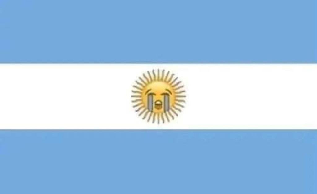 علم الأرجنتين 😂...