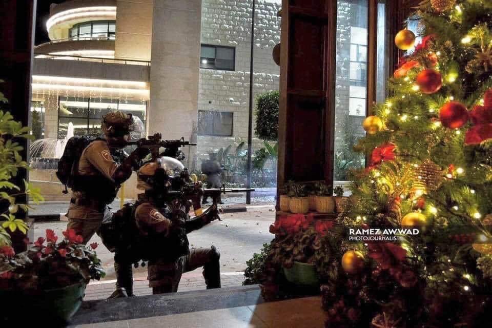 Christmas in occupied...