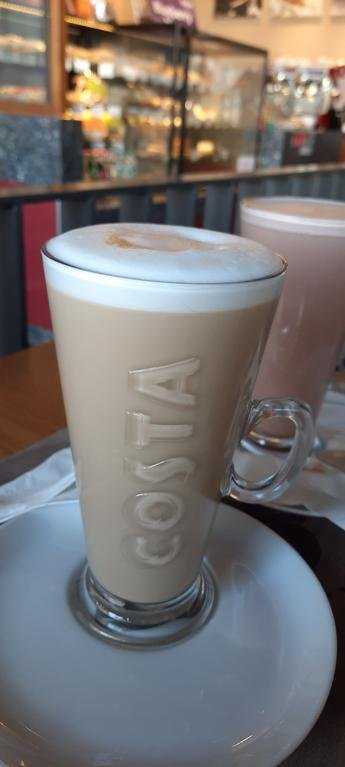 #costacoffee #latte #hotdrink