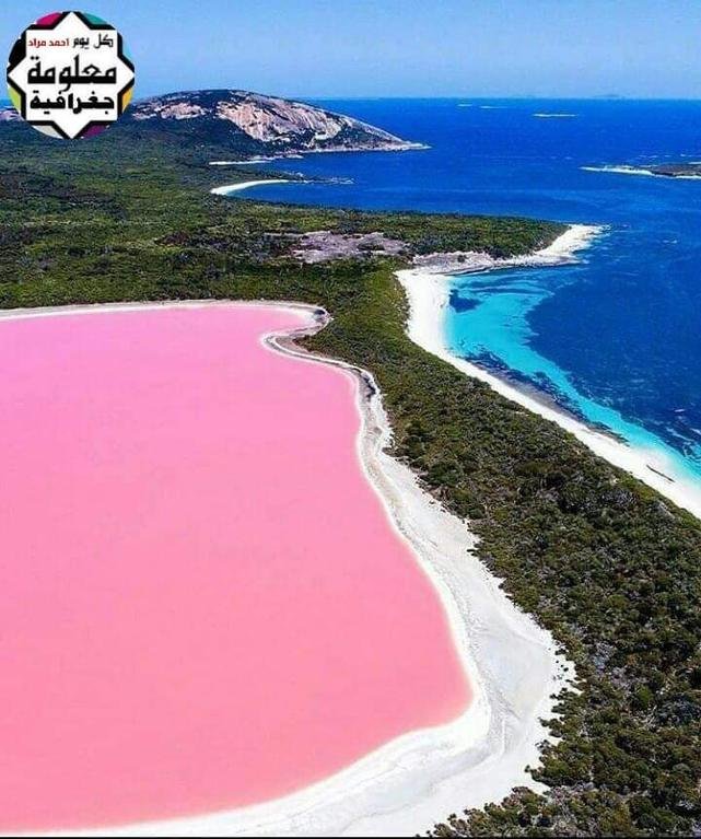 بحيرة هيلير الوردية...
