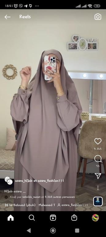 j'adore ce style de hijab