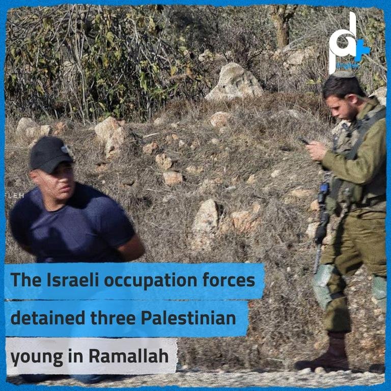 The Israeli occupation...