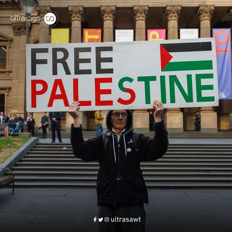 وقفة تضامنية تدعم القضية الفلسطينية في #أستراليا وتستنكر الأفعال الإجرامية التي يقوم بها الاحتلال مع الفلسطينين.#احتجاج #تضامن #فلسطين #إعلام #أخبار #صور #ألبوم