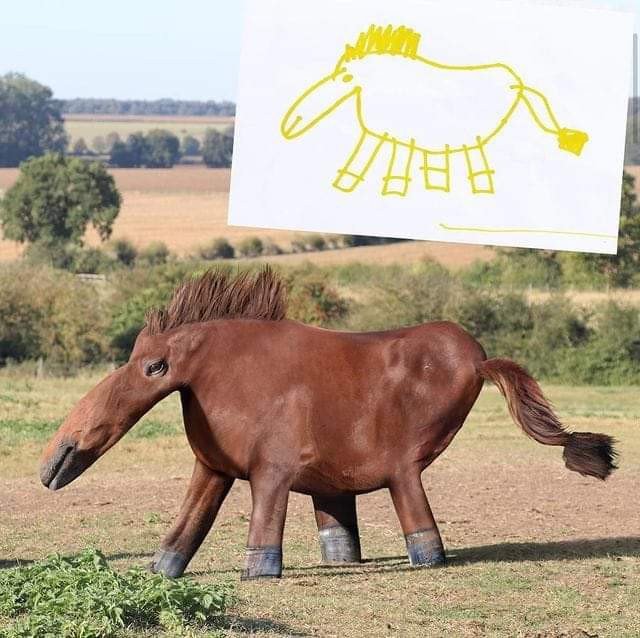 رسمتي للحصان في...
