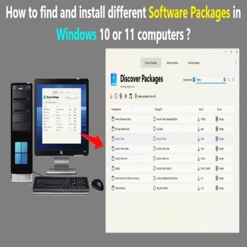 How to find and install different Software Packages in Windows 10 or 11 computers ?https://youtu.be/E3PWEPmDN7Y