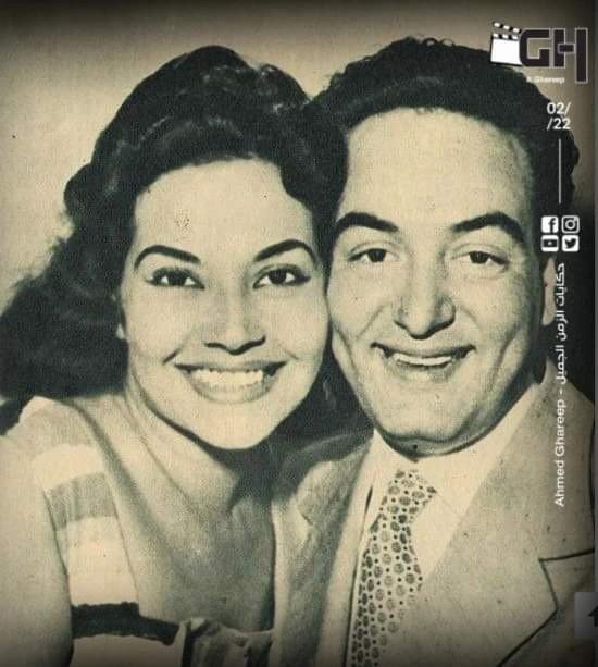 الموسيقار #محمد_فوزي وزوجته...