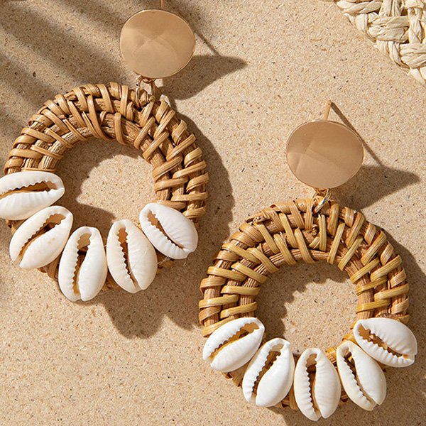 Braided Conch Earrings...