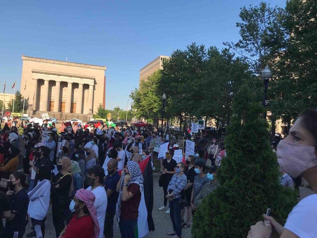 Demonstration in Baltimore...