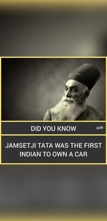 The first Indian...